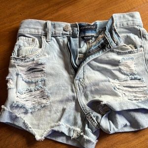 Aeropostale denim mom shorts